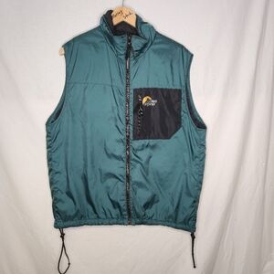 Lowe Alpine Men's Green Vest Size Medium
